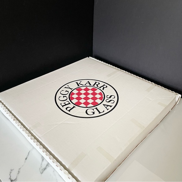 16" St. Nick Crescent Moon Santa Platter by Peggy Karr - Picture 7 of 8